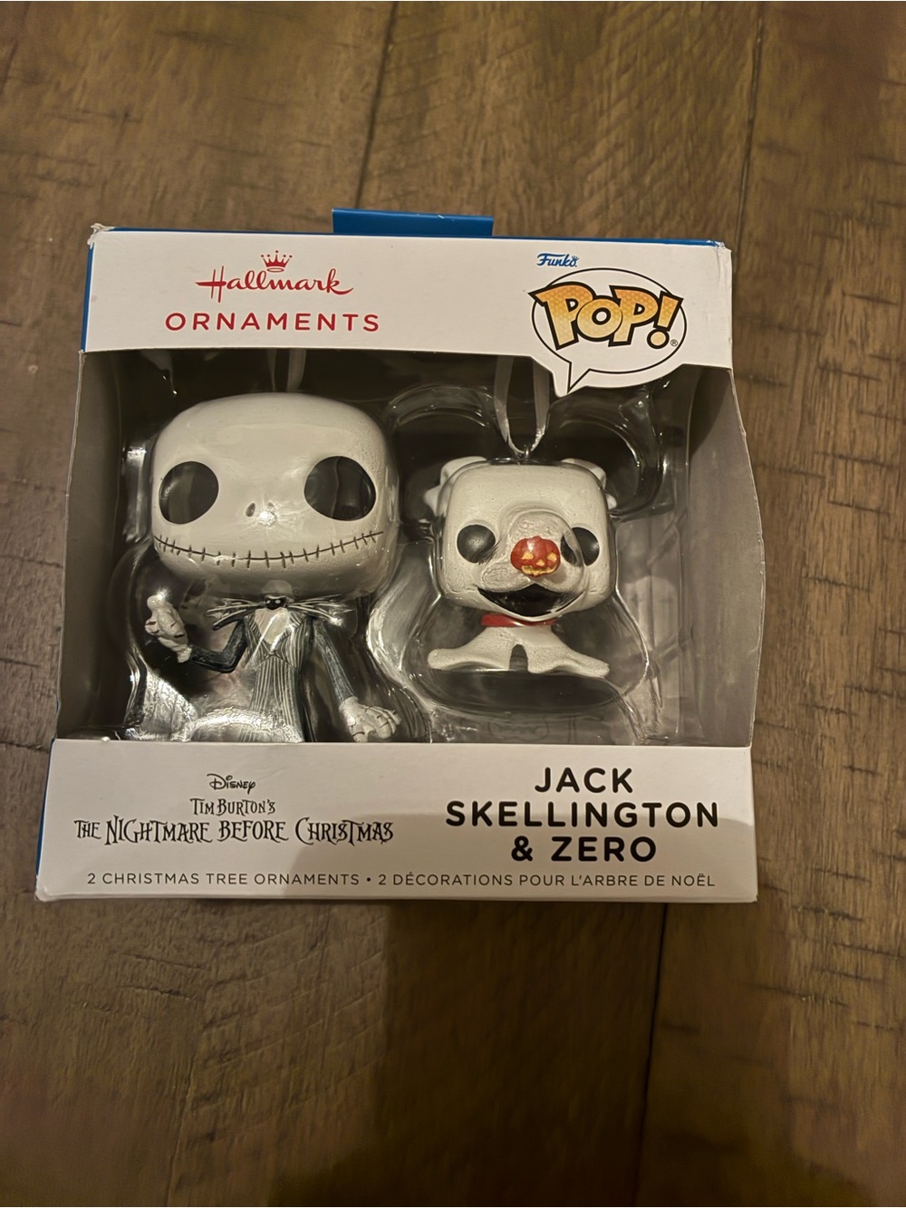 Hallmark Ornaments Pop! Jack Skellington & Zero - Black & White